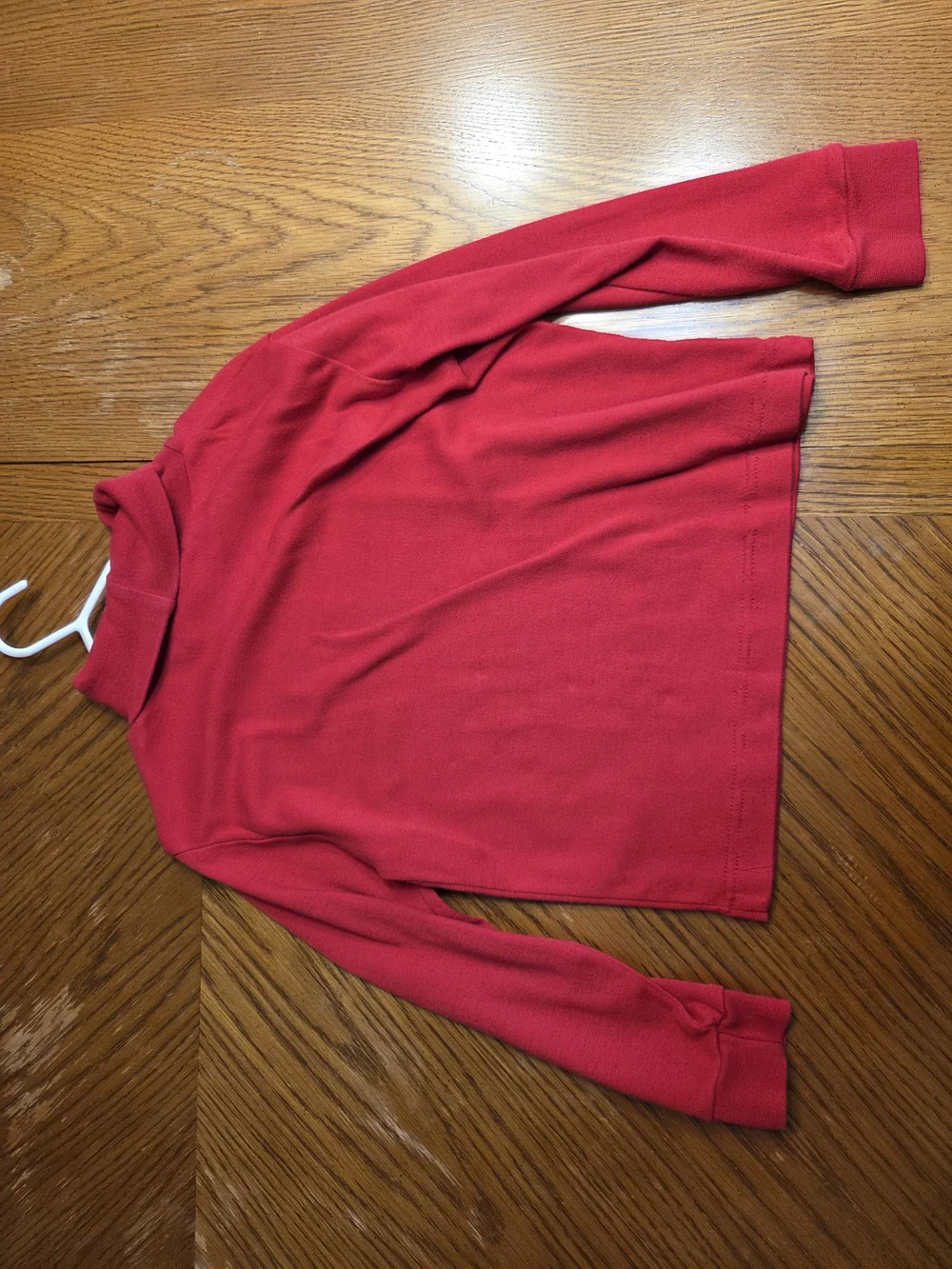 Women’s Red Turtleneck Sweater - Classic Lightweight Knit